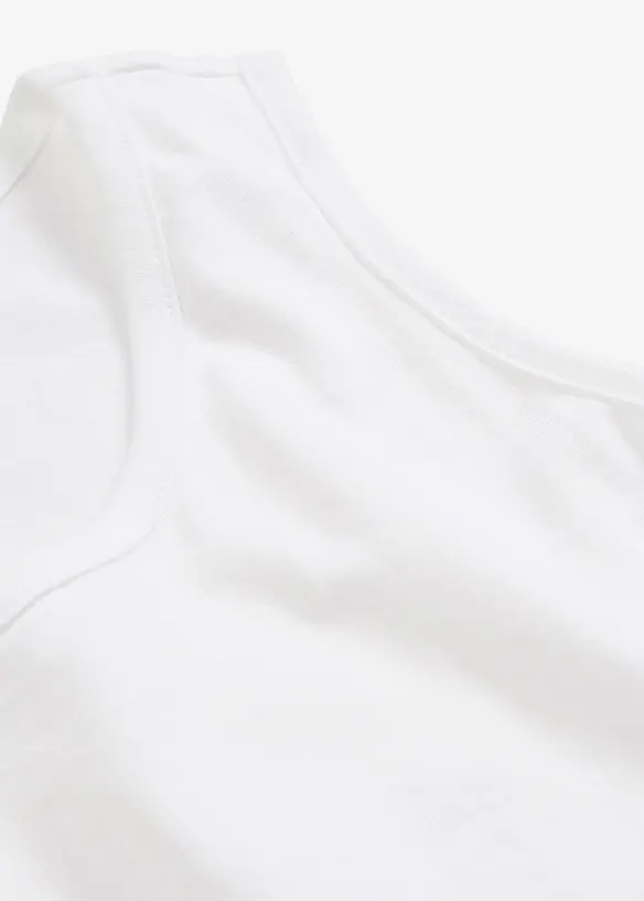 Lang topp i 100% bomull (5-pack), bonprix