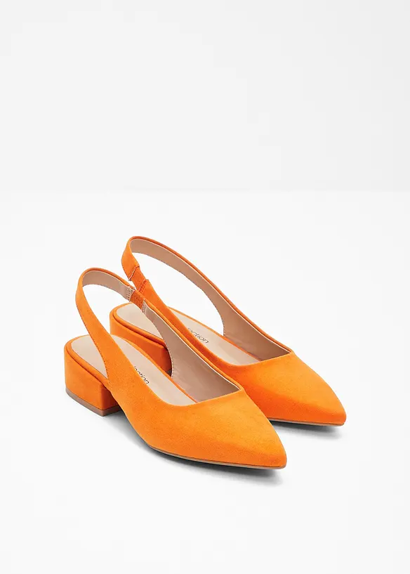 Slingbacks med flat h&aelig;l, bonprix