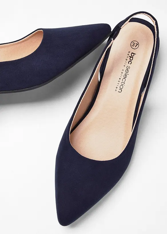 Slingbacks med flat h&aelig;l, bonprix