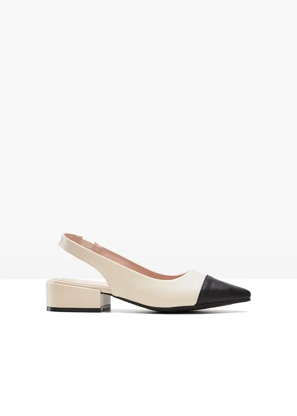 Slingbacks med flat h&aelig;l, bonprix