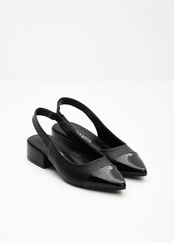 Slingbacks med flat h&aelig;l, bonprix