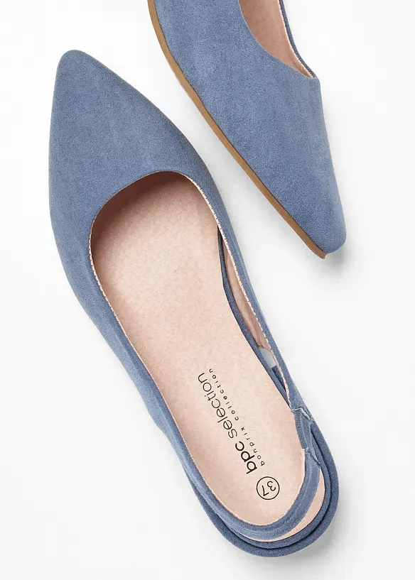 Slingbacks med flat h&aelig;l, bonprix