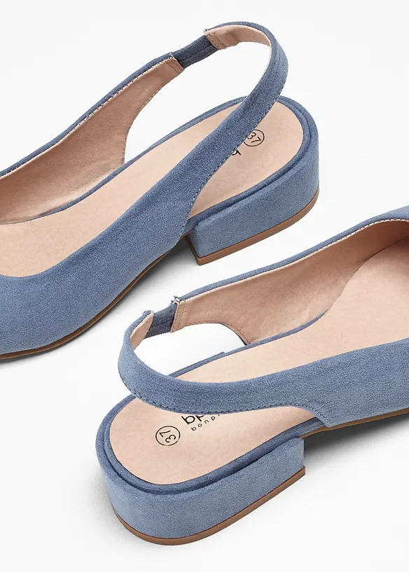 Slingbacks med flat h&aelig;l, bonprix