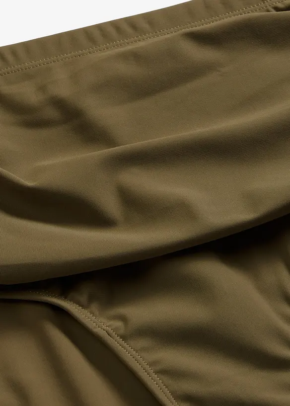 High Waist shape-bikinibukse med rynking, bonprix