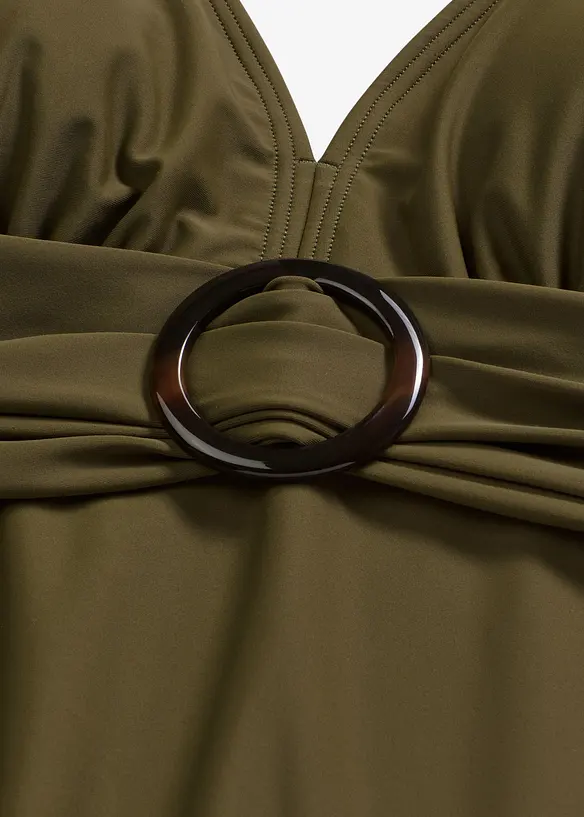 Shape-badedrakt med V-hals, lett formende, bonprix