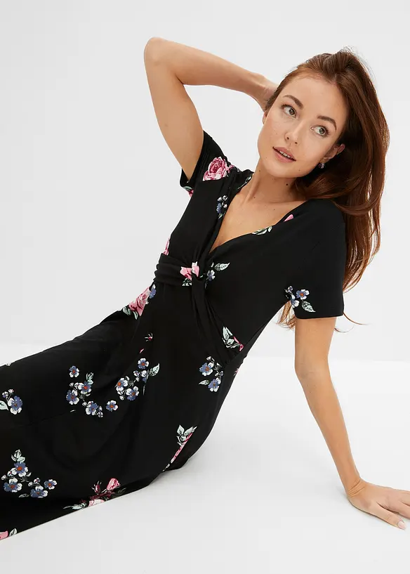 Jerseykjole i viskosemiks, bonprix