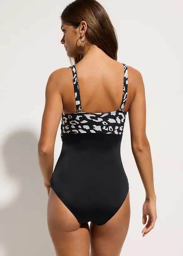 Badedrakt i omslagsstil, bonprix