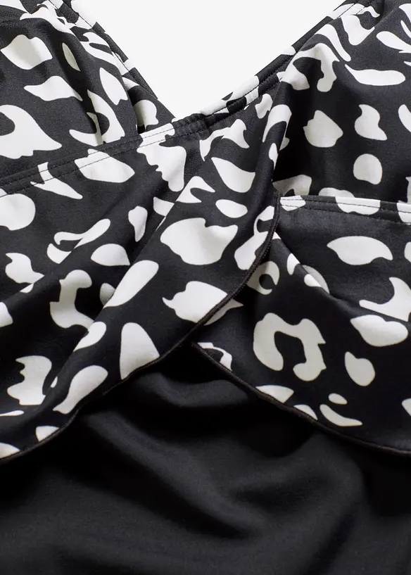 Badedrakt i omslagsstil, bonprix