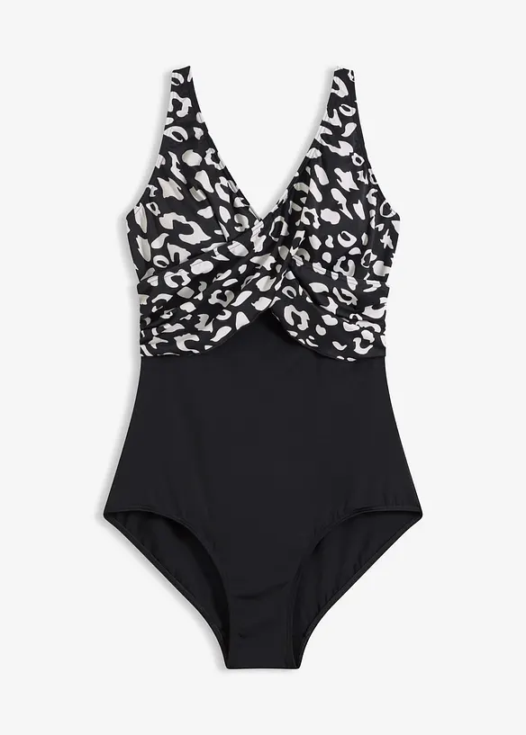 Badedrakt i omslagsstil, bonprix