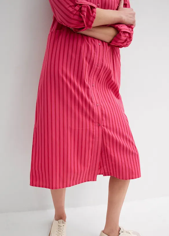 Skjortekjole i 100% bomull, bonprix