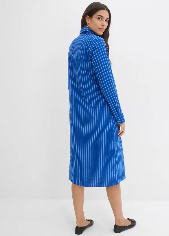 Skjortekjole i 100% bomull, bonprix