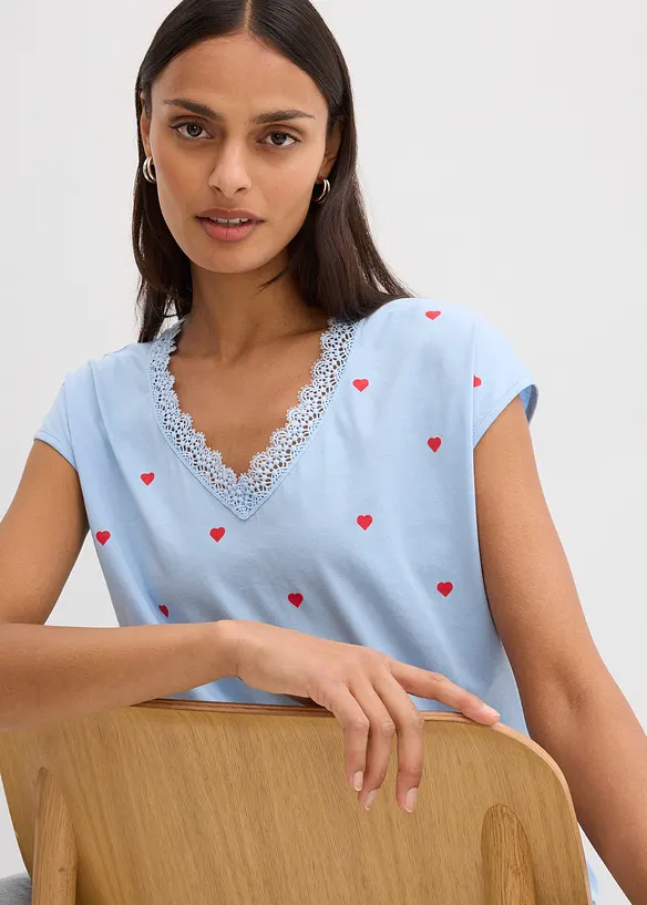 Topp i 100% bomull, bonprix