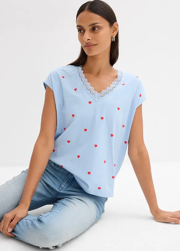 Topp i 100% bomull, bonprix