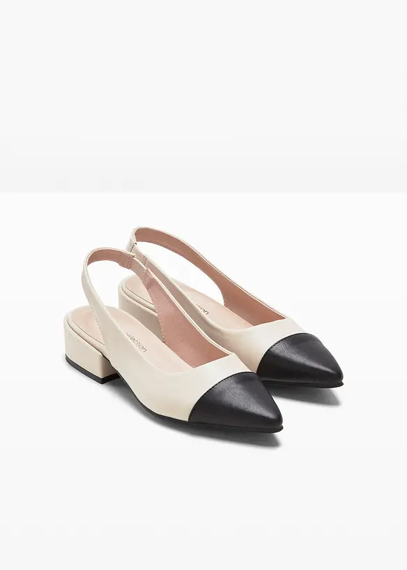 Slingbacks med flat h&aelig;l, bonprix