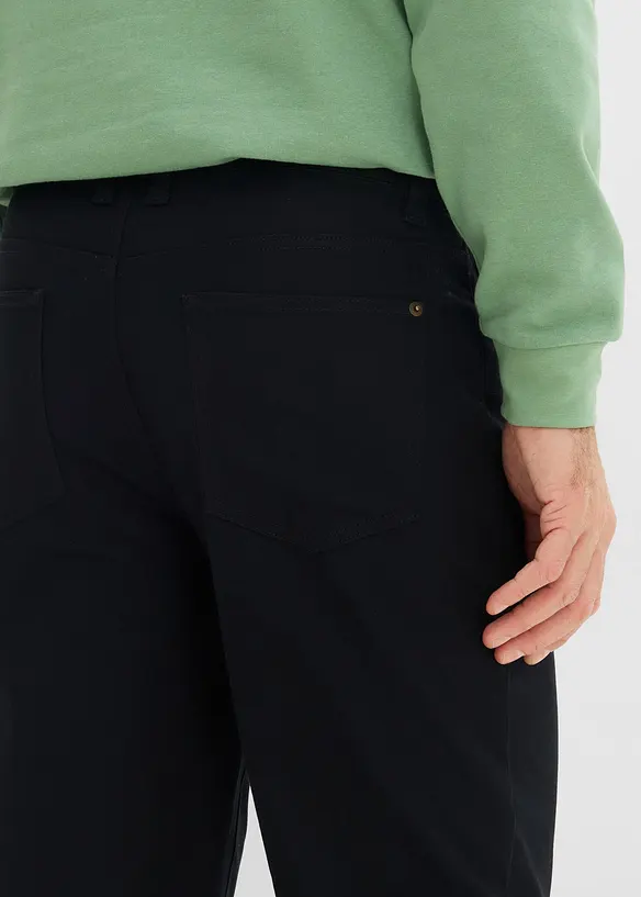 Classic Fit stretch-bukse Straight (2-pack), bonprix