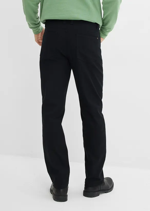 Classic Fit stretch-bukse Straight (2-pack), bonprix