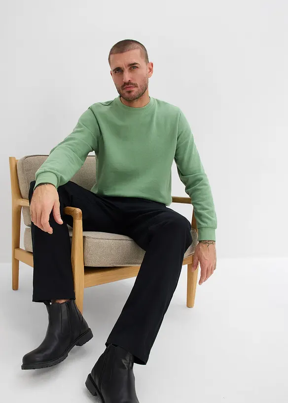 Classic Fit stretch-bukse Straight (2-pack), bonprix