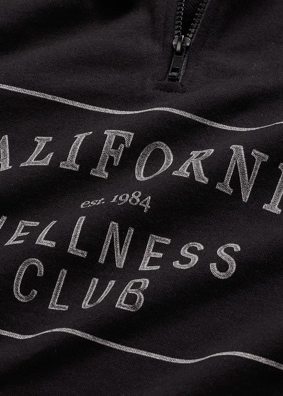 Sweat-kosedress av 100% bomull, bonprix