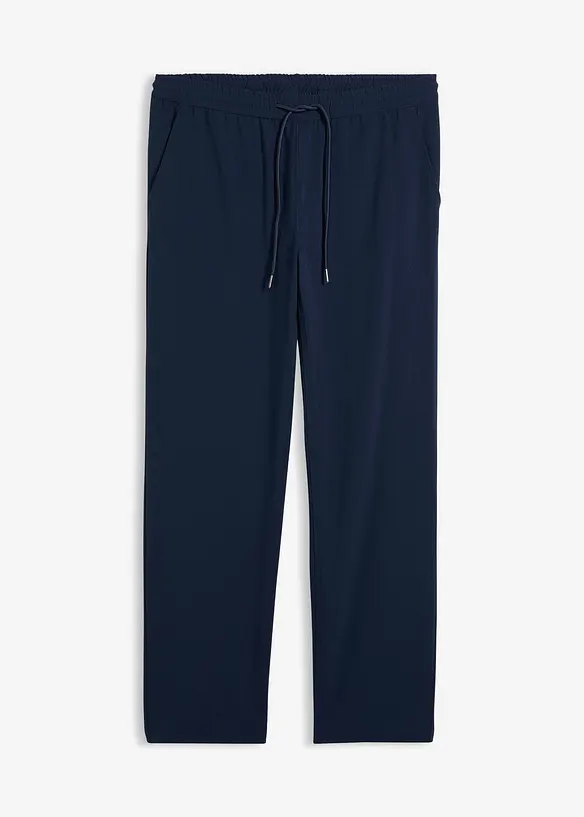 Relaxed Fit-pull on-bukse i chinos-modell med stretch, Straight, bonprix