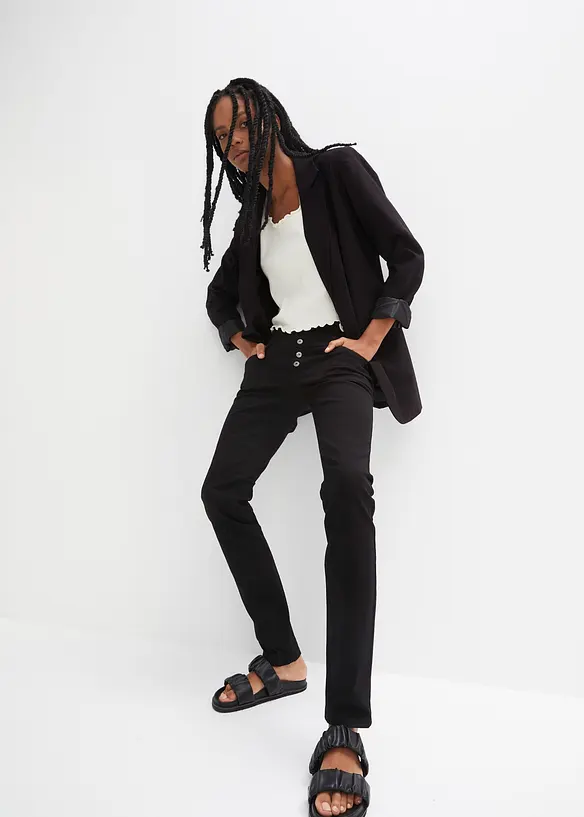 Twillbukse med stretch, bonprix