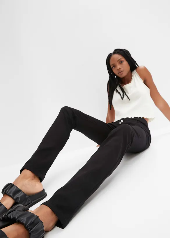 Twillbukse med stretch, bonprix