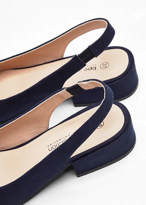 Slingbacks med flat h&aelig;l, bonprix