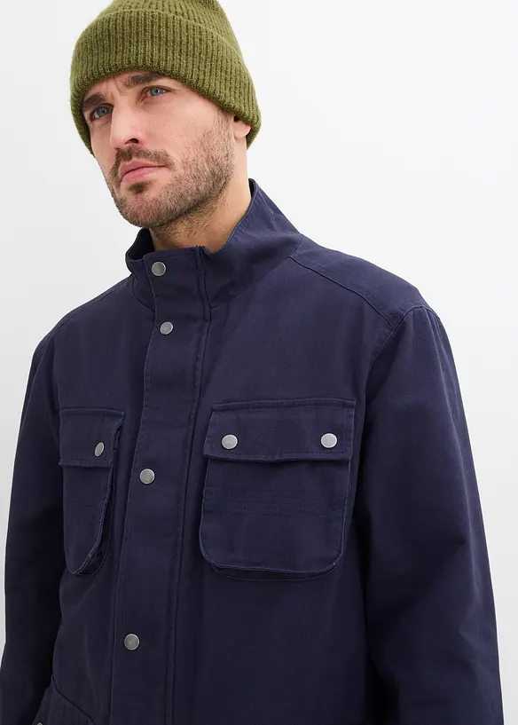 Overgangsjakke med p&aring;satte lommer, bonprix