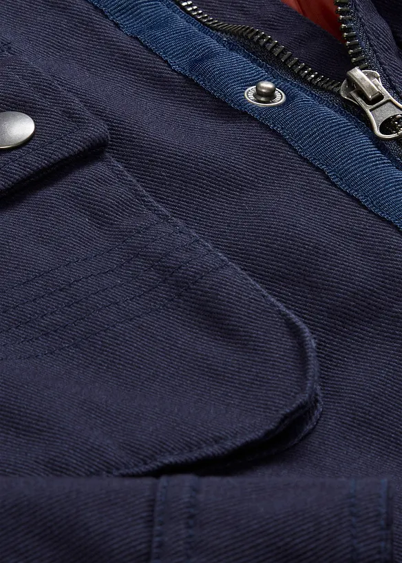 Overgangsjakke med p&aring;satte lommer, bonprix