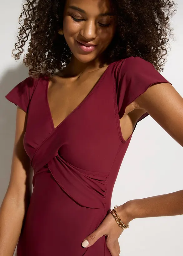 Shape-badedrakt i omslagsstil, lett formende, bonprix