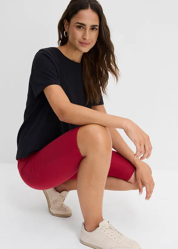 Sykkelbukse med lange ben (2-pack), bonprix