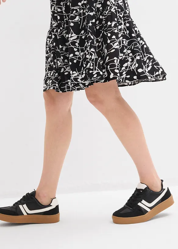 Minikjole i lett viskose, bonprix