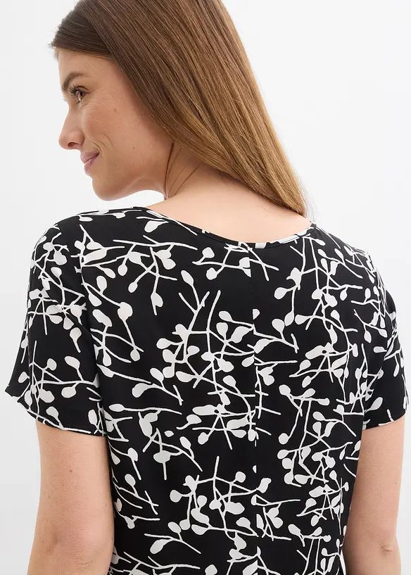 Minikjole i lett viskose, bonprix