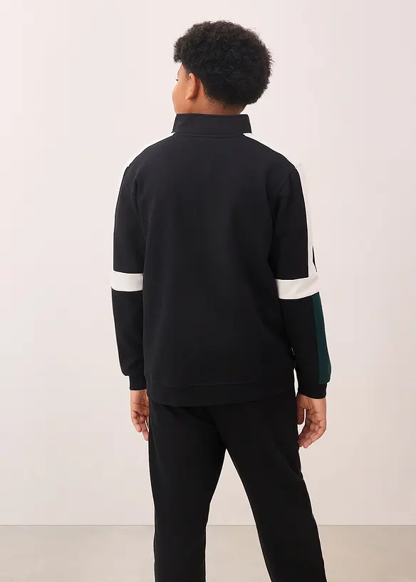 Sweatjakke i 100% &oslash;kologisk bomull, bonprix