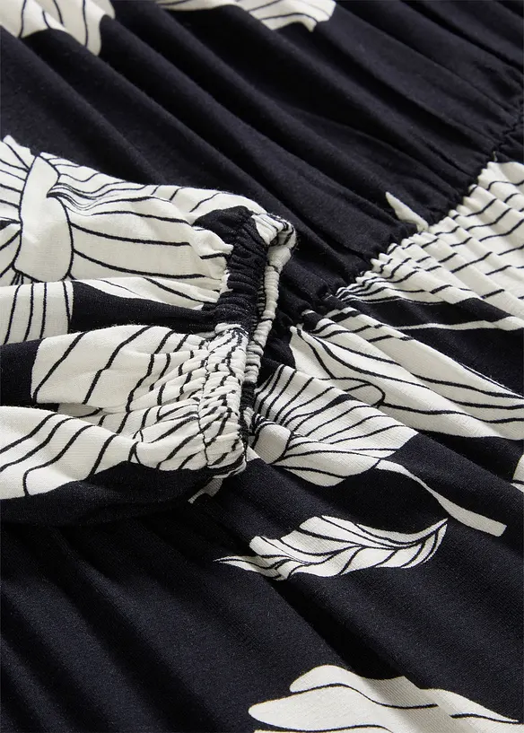 Off shoulder-kjole i myk viskosemiks, bonprix