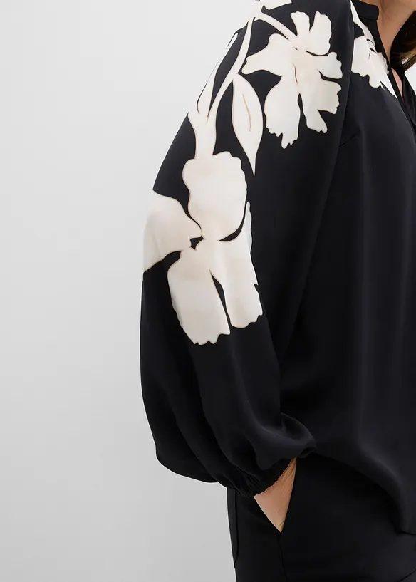 Tunika i lett sateng, bonprix