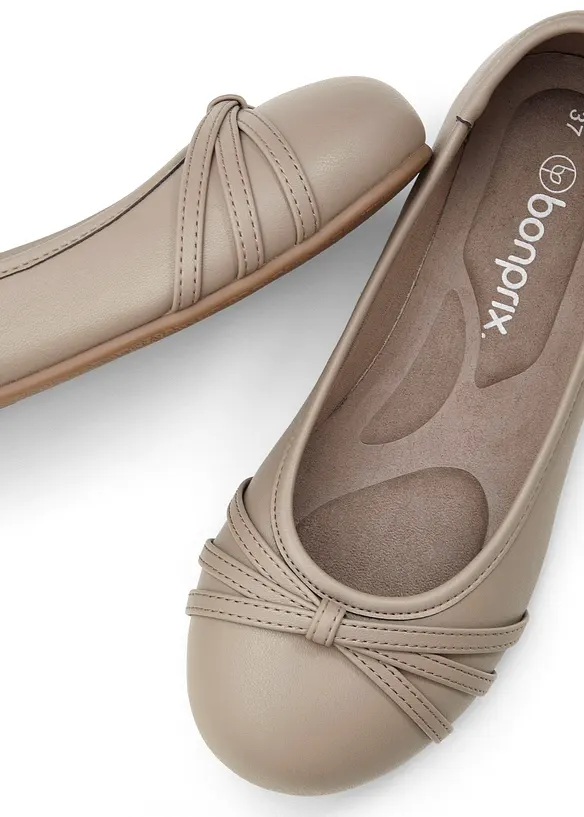 Komfort-ballerinasko i behagelig bredde, bonprix