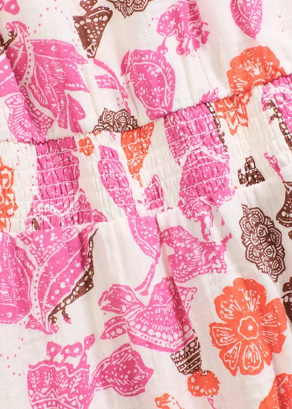 Minikjole av musselin, bonprix