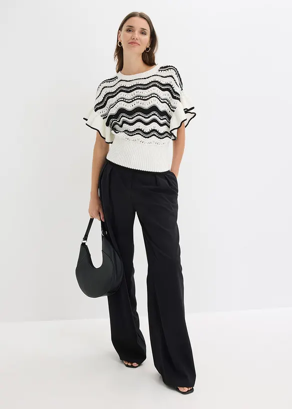 Strikket topp, bonprix