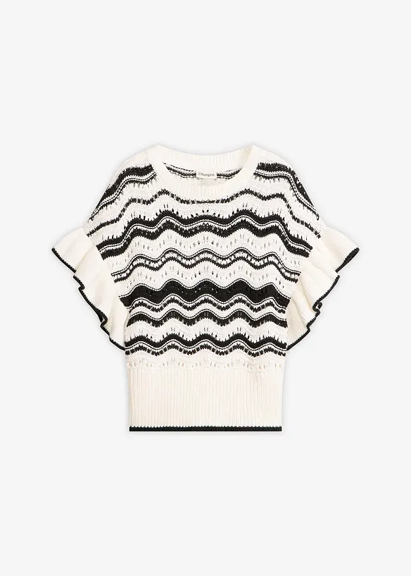 Strikket topp, bonprix