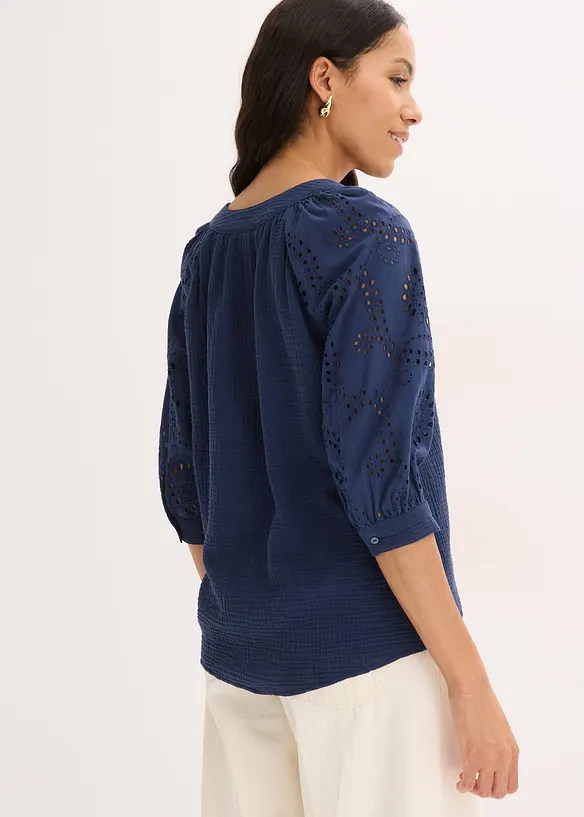 Tunika i luftig musselin, bonprix