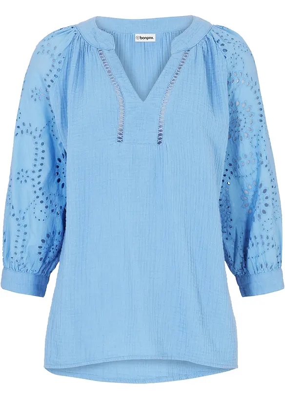Tunika i luftig musselin, bonprix