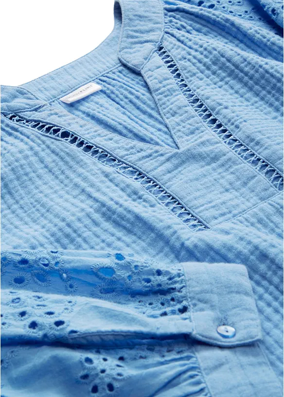 Tunika i luftig musselin, bonprix