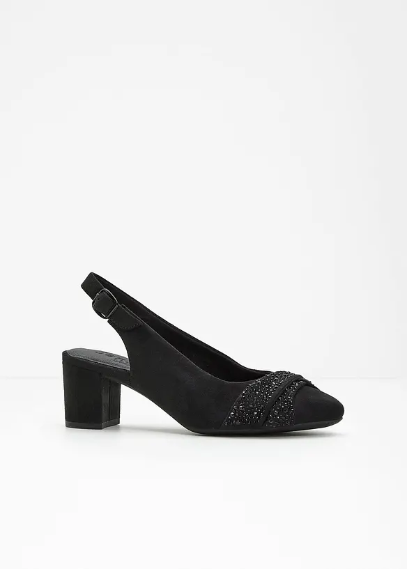 Slingbacks i behagelig bredde fra Jana, Jana