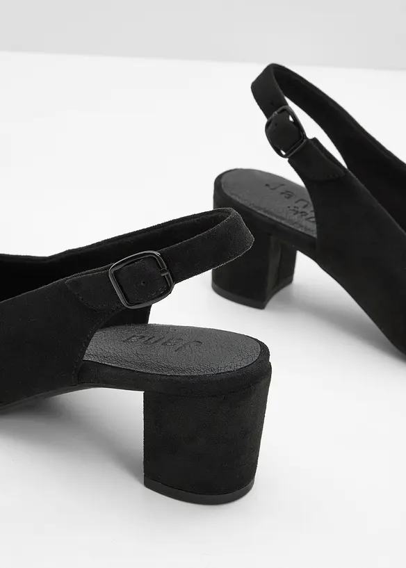Slingbacks i behagelig bredde fra Jana, Jana
