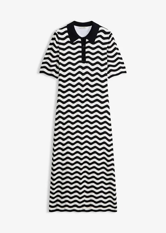 Strikket kjole i 100% bomull, bonprix