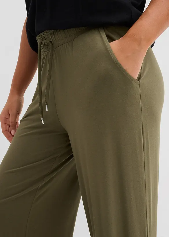 Jerseybukse i lett viskosemiks, bonprix