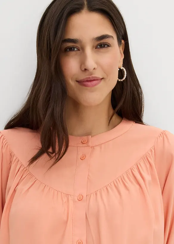 Prairie-bluse av lett viskose, bonprix