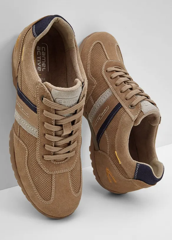 Sneakers i semsket skinn fra Camel Active, Camel Active