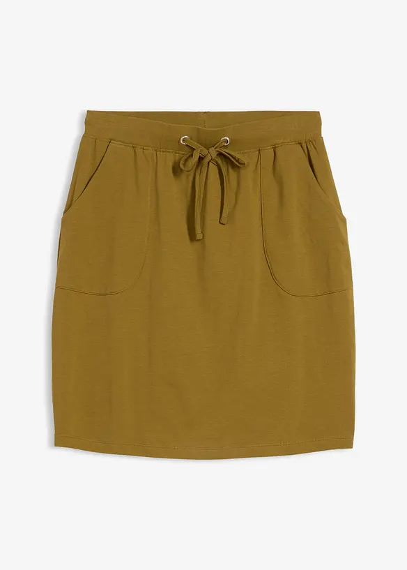 Skj&oslash;rt i &oslash;kologisk bomull med elastan, bonprix