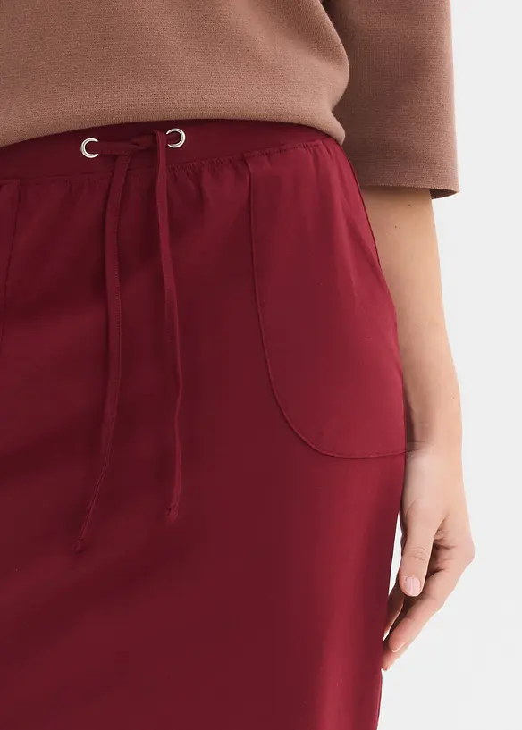 Skj&oslash;rt i &oslash;kologisk bomull med elastan, bonprix